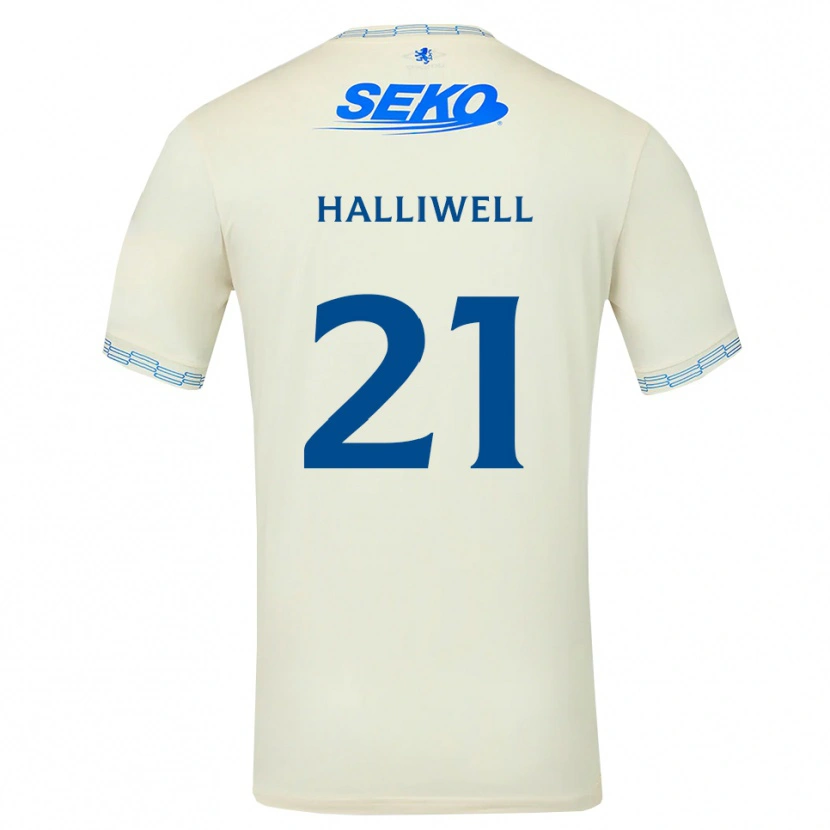 Danxen Men Alfie Halliwell #21 Deepsky Blue White Away Jersey 2026/27 T-Shirt