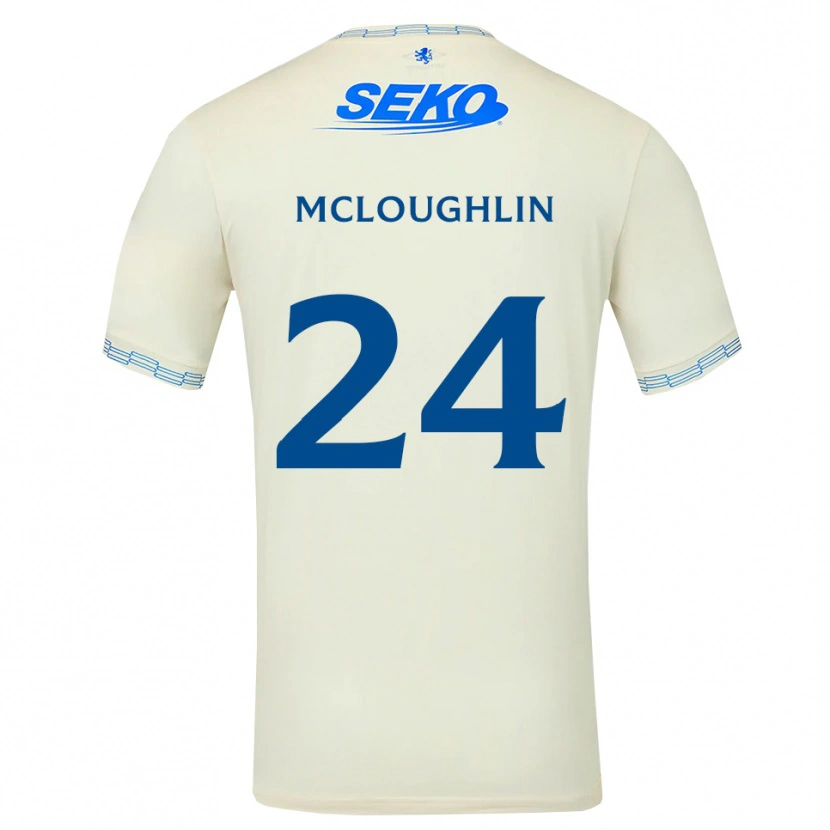 Danxen Men Olivia Mcloughlin #24 Deepsky Blue White Away Jersey 2026/27 T-Shirt
