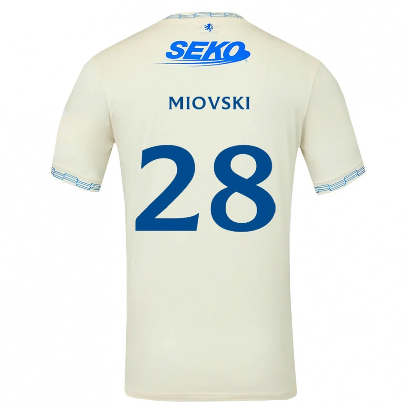 Danxen Men Bojan Miovski #28 Deepsky Blue White Away Jersey 2026/27 T-Shirt