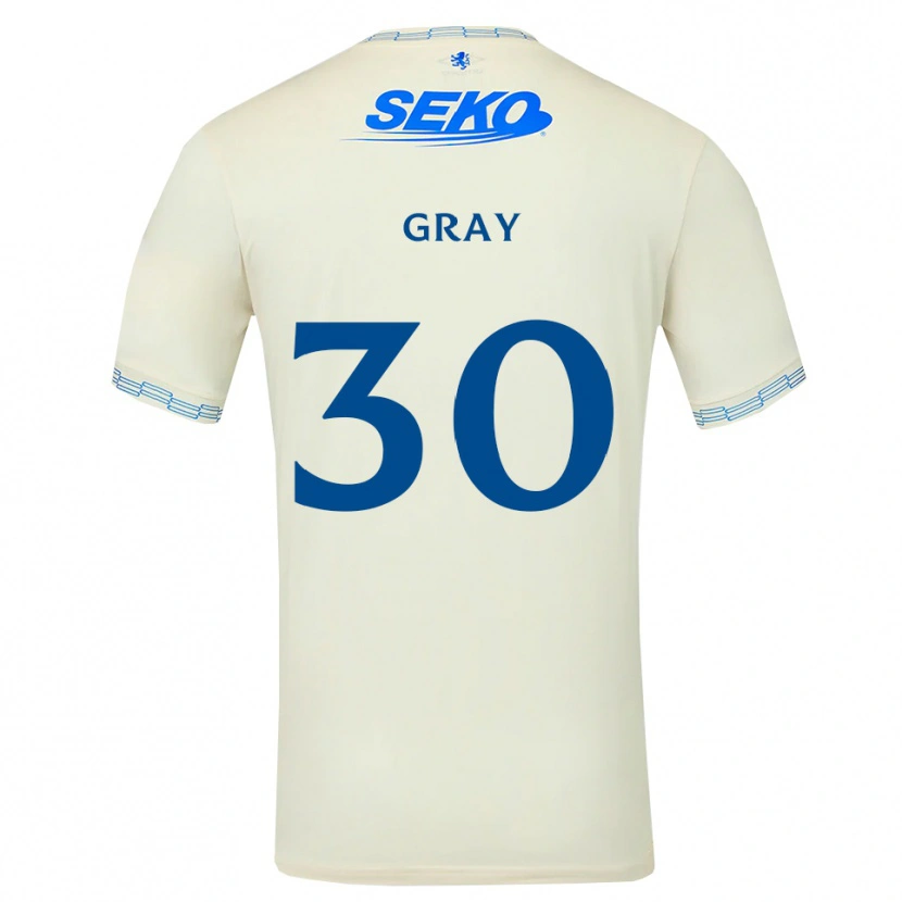 Danxen Men Georgia Gray #30 Deepsky Blue White Away Jersey 2026/27 T-Shirt