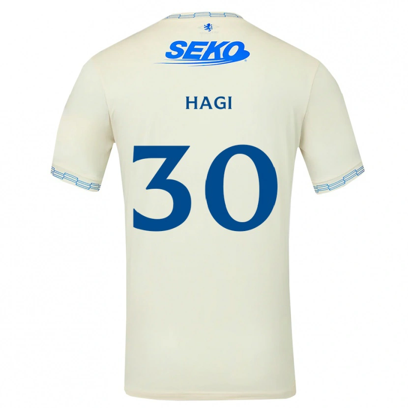 Danxen Men Ianis Hagi #30 Deepsky Blue White Away Jersey 2026/27 T-Shirt