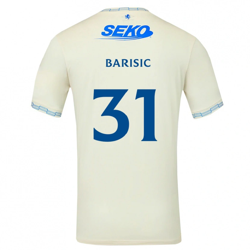 Danxen Men Borna Barisic #31 Deepsky Blue White Away Jersey 2026/27 T-Shirt