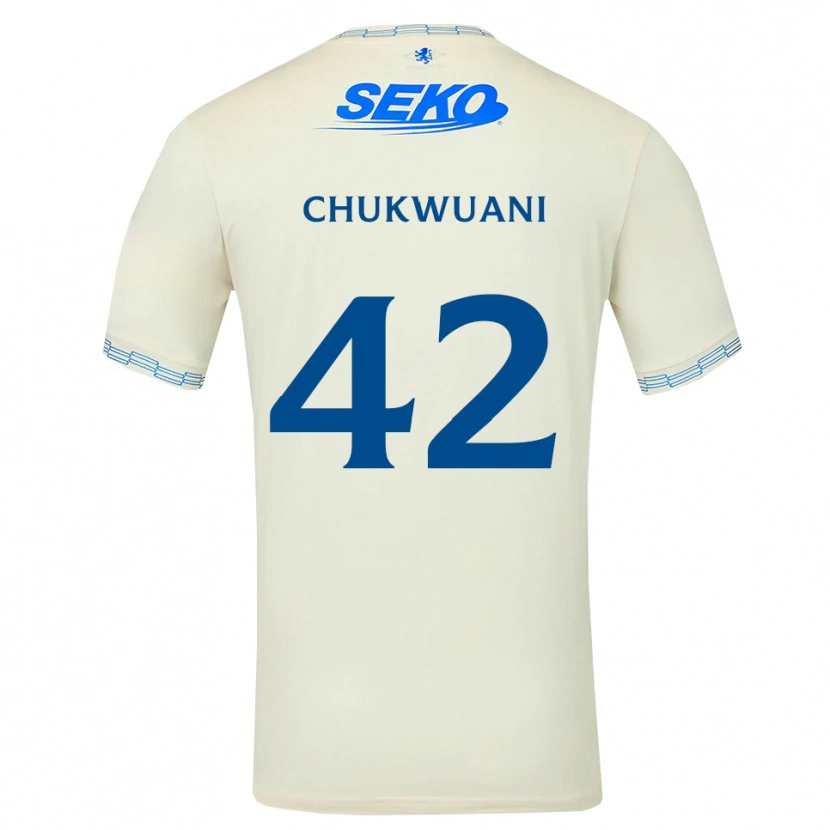 Danxen Men Tochi Chukwuani #42 Deepsky Blue White Away Jersey 2026/27 T-Shirt