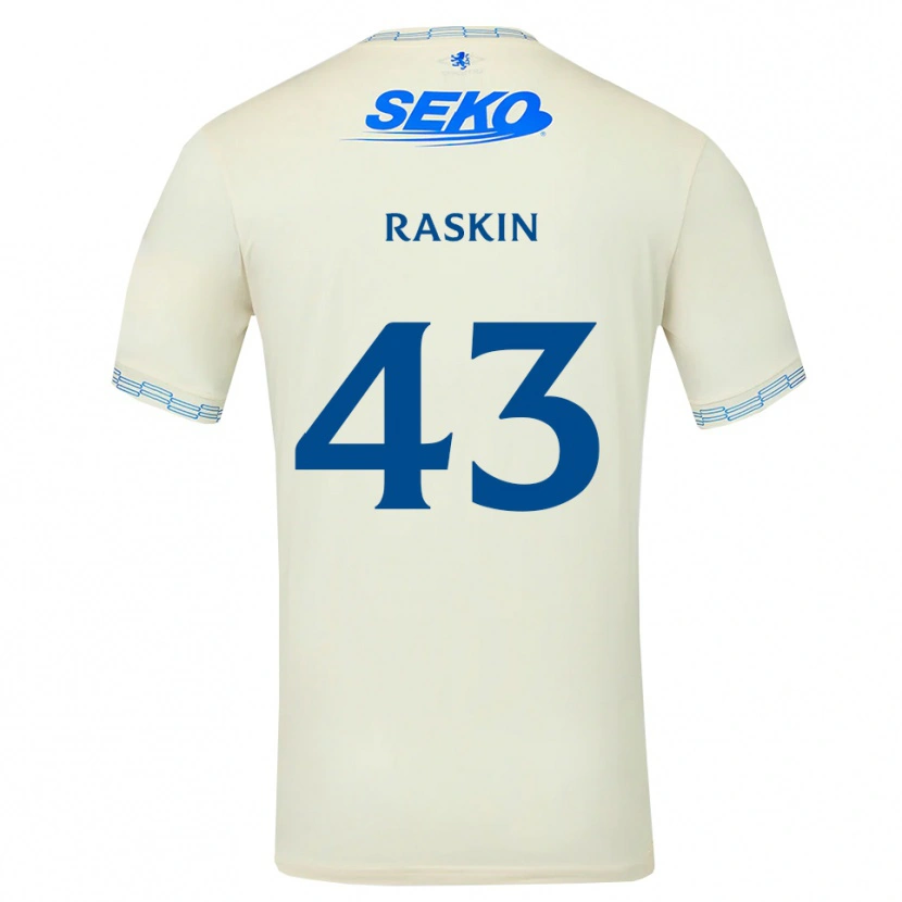 Danxen Men Nicolas Raskin #43 Deepsky Blue White Away Jersey 2026/27 T-Shirt