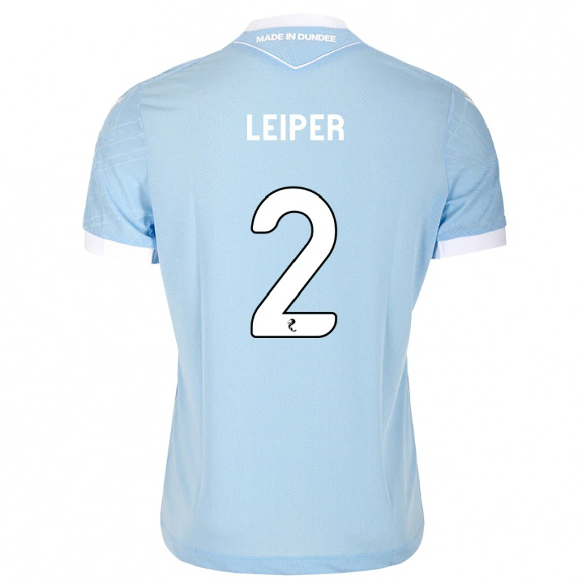 Danxen Men Ashton Leiper #2 Lightsky Blue White Away Jersey 2026/27 T-Shirt