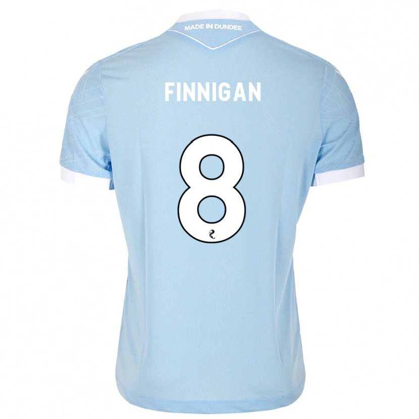 Danxen Men Ryan Finnigan #8 Lightsky Blue White Away Jersey 2026/27 T-Shirt