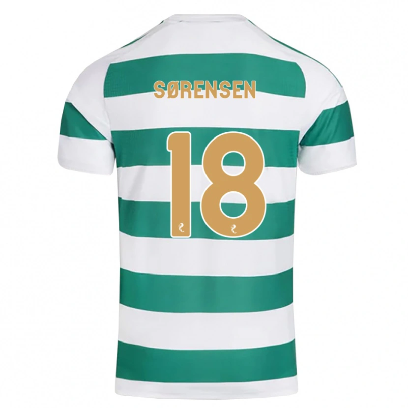 Danxen Men Oliver Sørensen #18 Darkcyan White Home Jersey 2026/27 T-Shirt