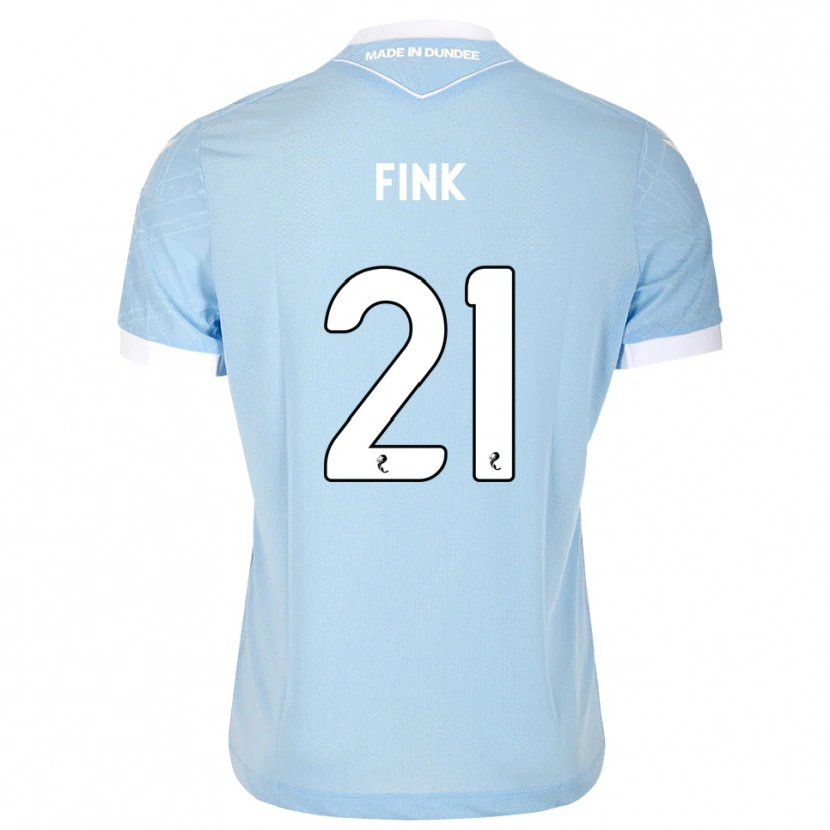 Danxen Men Bradley Fink #21 Lightsky Blue White Away Jersey 2026/27 T-Shirt
