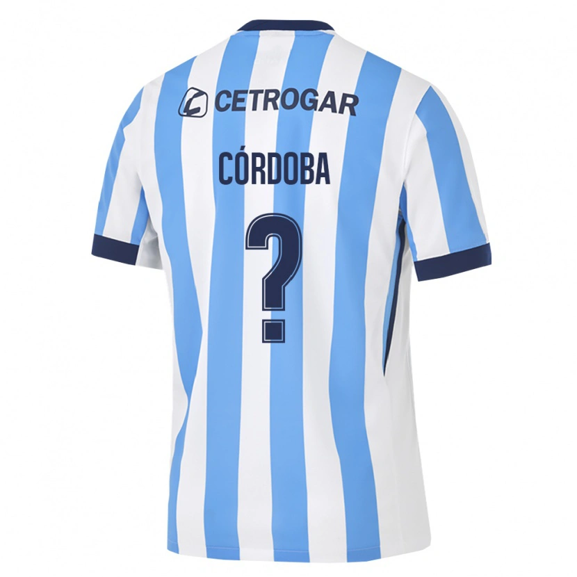 Danxen Women Gonzalo Córdoba #0 Light Blue White Black Home Jersey 2026/27 T-Shirt
