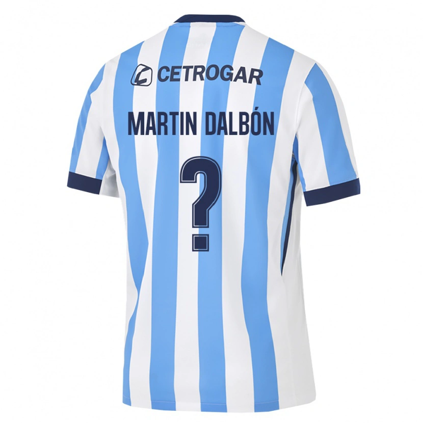 Danxen Women Juan Martin Dalbón #0 Light Blue White Black Home Jersey 2026/27 T-Shirt