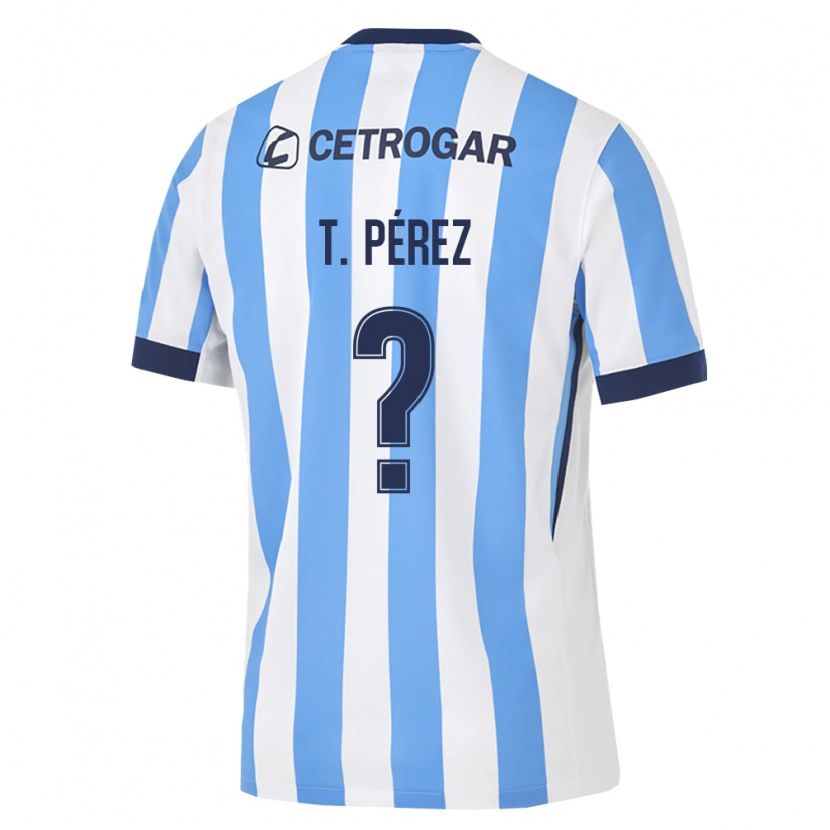 Danxen Women Tomás Pérez #0 Light Blue White Black Home Jersey 2026/27 T-Shirt