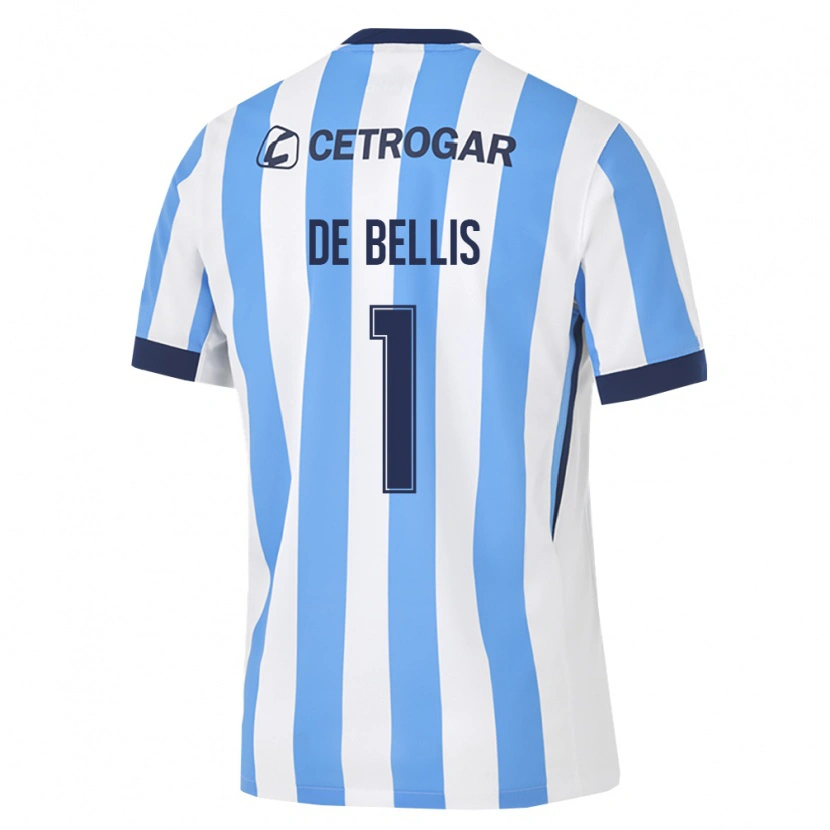 Danxen Women Thiago De Bellis #1 Light Blue White Black Home Jersey 2026/27 T-Shirt