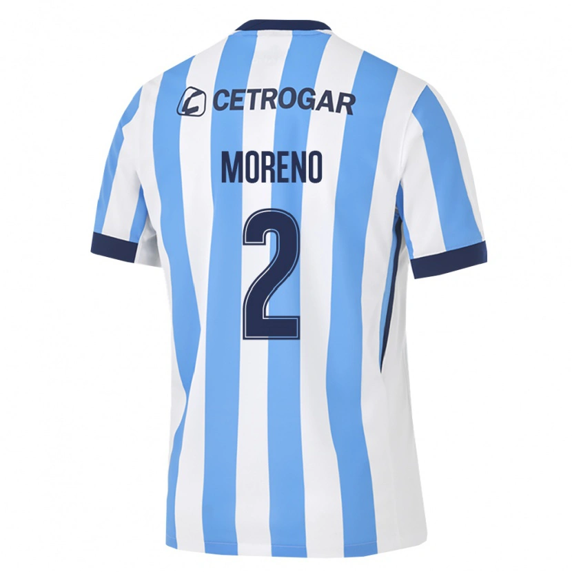 Danxen Women Melina Moreno #2 Light Blue White Black Home Jersey 2026/27 T-Shirt