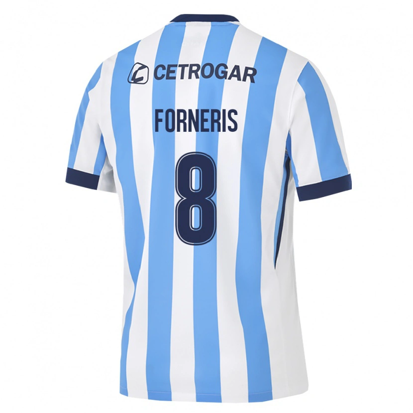 Danxen Women Alan Forneris #8 Light Blue White Black Home Jersey 2026/27 T-Shirt