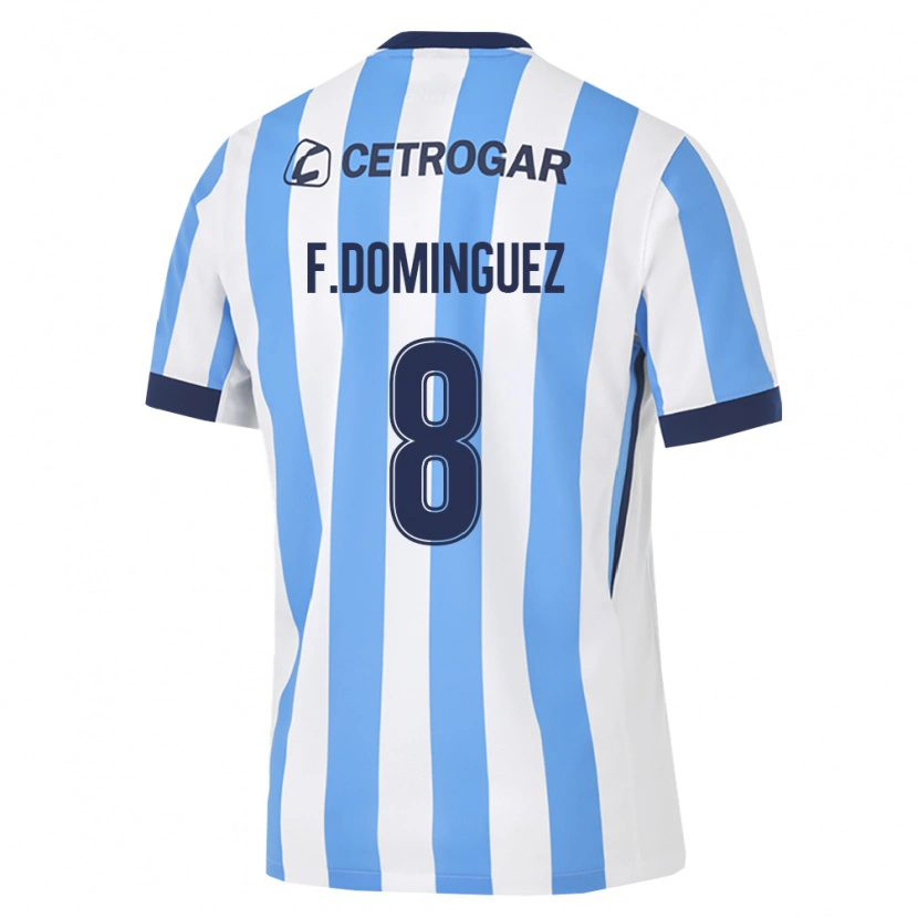 Danxen Women Fabricio Dominguez #8 Light Blue White Black Home Jersey 2026/27 T-Shirt