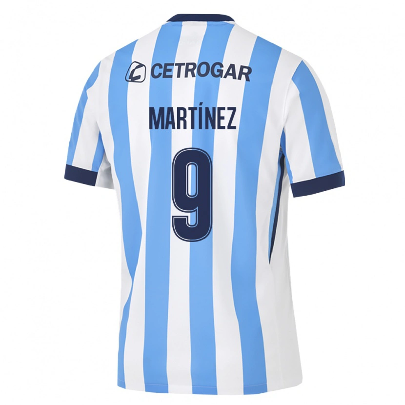 Danxen Women Adrián Martínez #9 Light Blue White Black Home Jersey 2026/27 T-Shirt