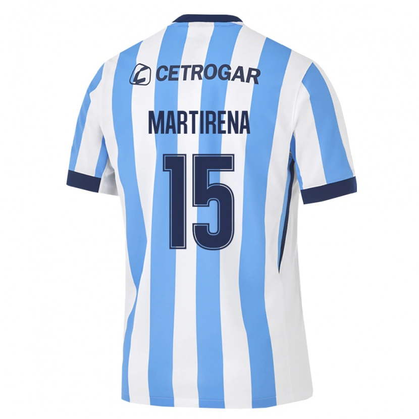Danxen Women Gastón Martirena #15 Light Blue White Black Home Jersey 2026/27 T-Shirt