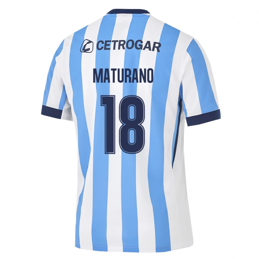 Danxen Women Agustina Maturano #18 Light Blue White Black Home Jersey 2026/27 T-Shirt