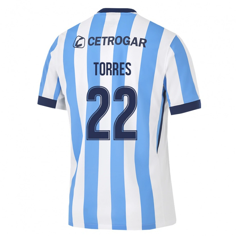 Danxen Women Elías Torres #22 Light Blue White Black Home Jersey 2026/27 T-Shirt