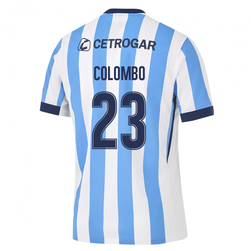 Danxen Women Nazareno Colombo #23 Light Blue White Black Home Jersey 2026/27 T-Shirt