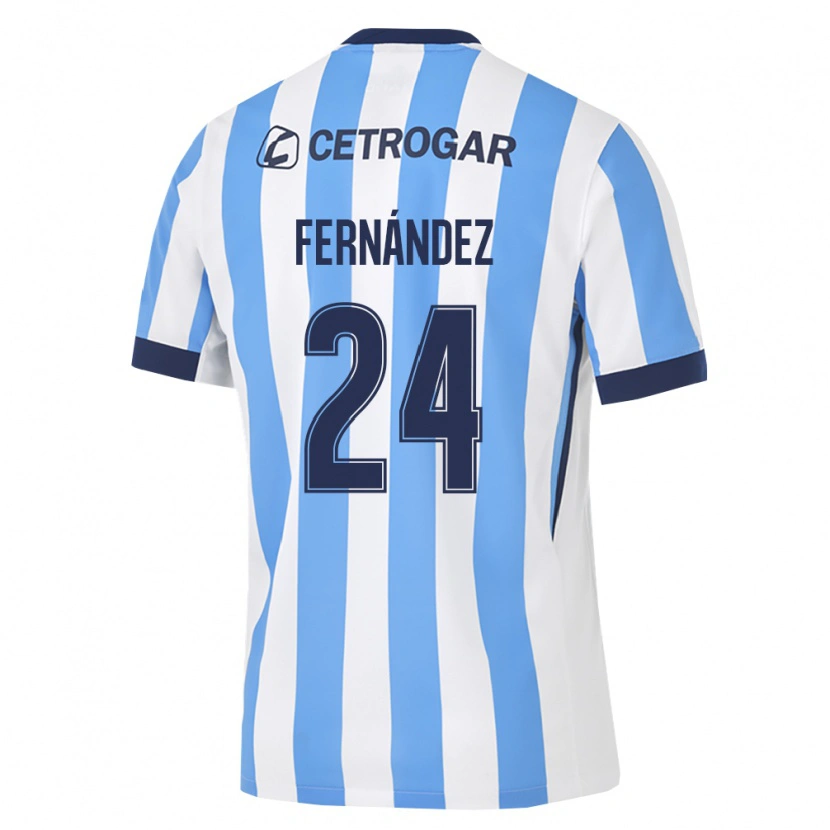 Danxen Women Adrián Fernández #24 Light Blue White Black Home Jersey 2026/27 T-Shirt