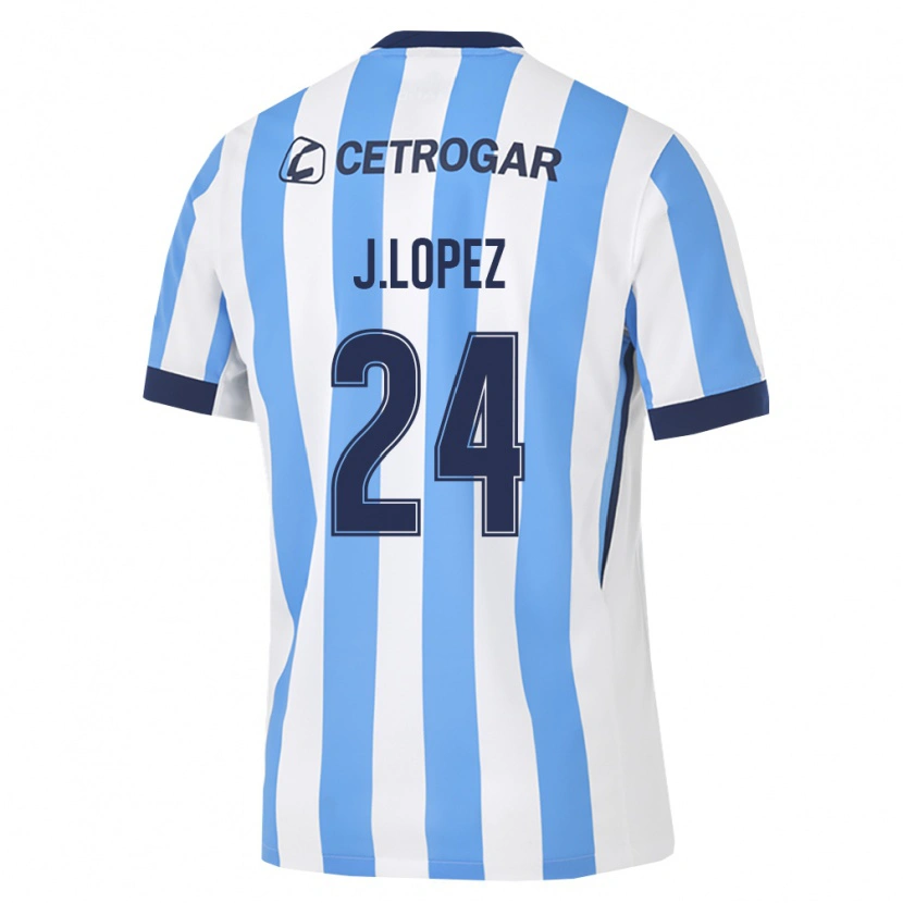 Danxen Women Julian Lopez #24 Light Blue White Black Home Jersey 2026/27 T-Shirt
