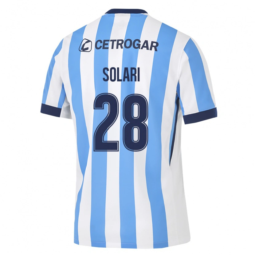 Danxen Women Santiago Solari #28 Light Blue White Black Home Jersey 2026/27 T-Shirt