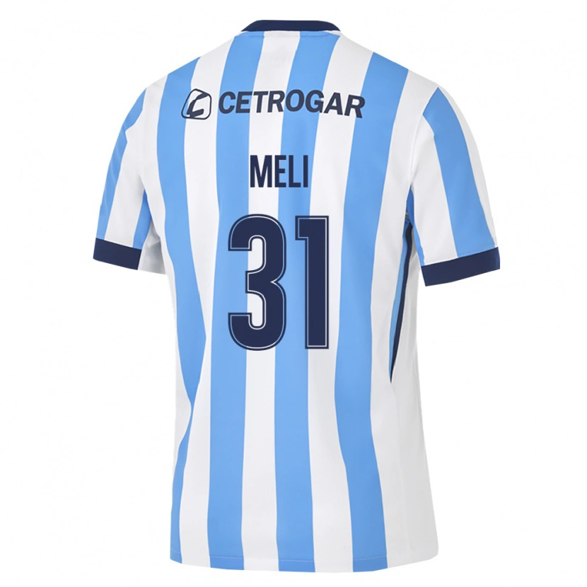 Danxen Women Marcelo Meli #31 Light Blue White Black Home Jersey 2026/27 T-Shirt