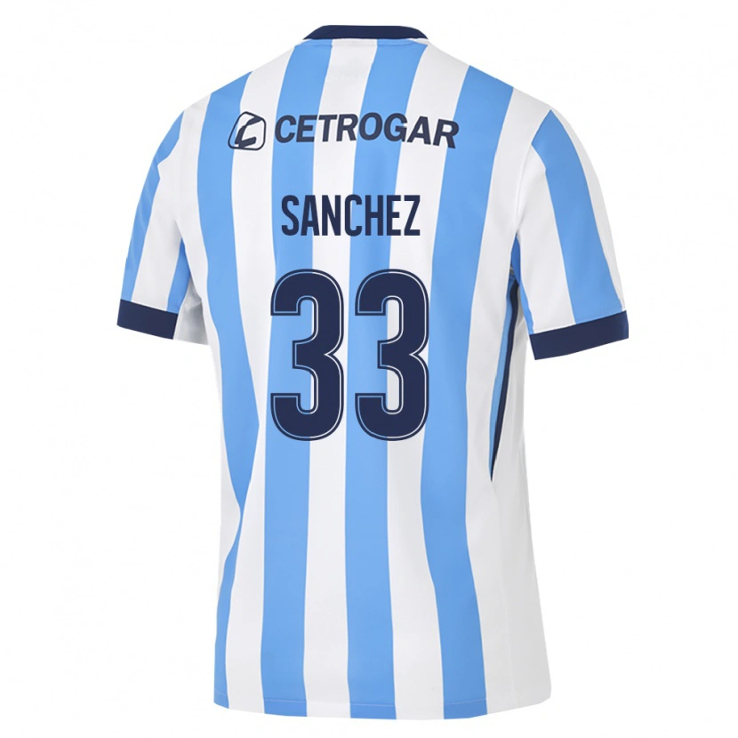 Danxen Women Sergio Sanchez #33 Light Blue White Black Home Jersey 2026/27 T-Shirt