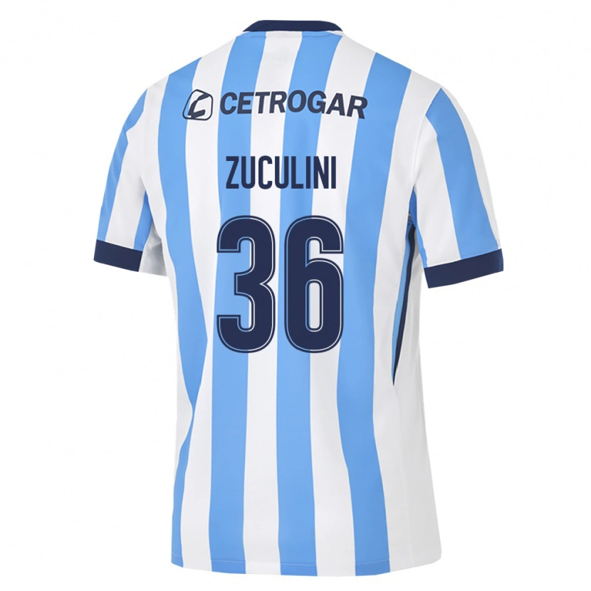 Danxen Women Bruno Zuculini #36 Light Blue White Black Home Jersey 2026/27 T-Shirt