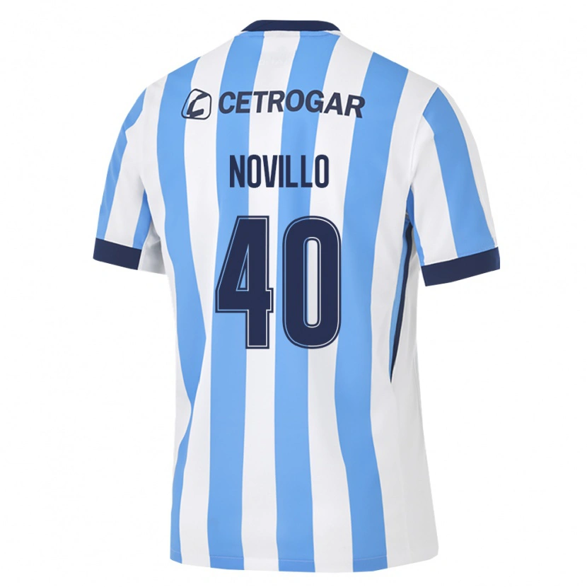 Danxen Women Joaquin Novillo #40 Light Blue White Black Home Jersey 2026/27 T-Shirt