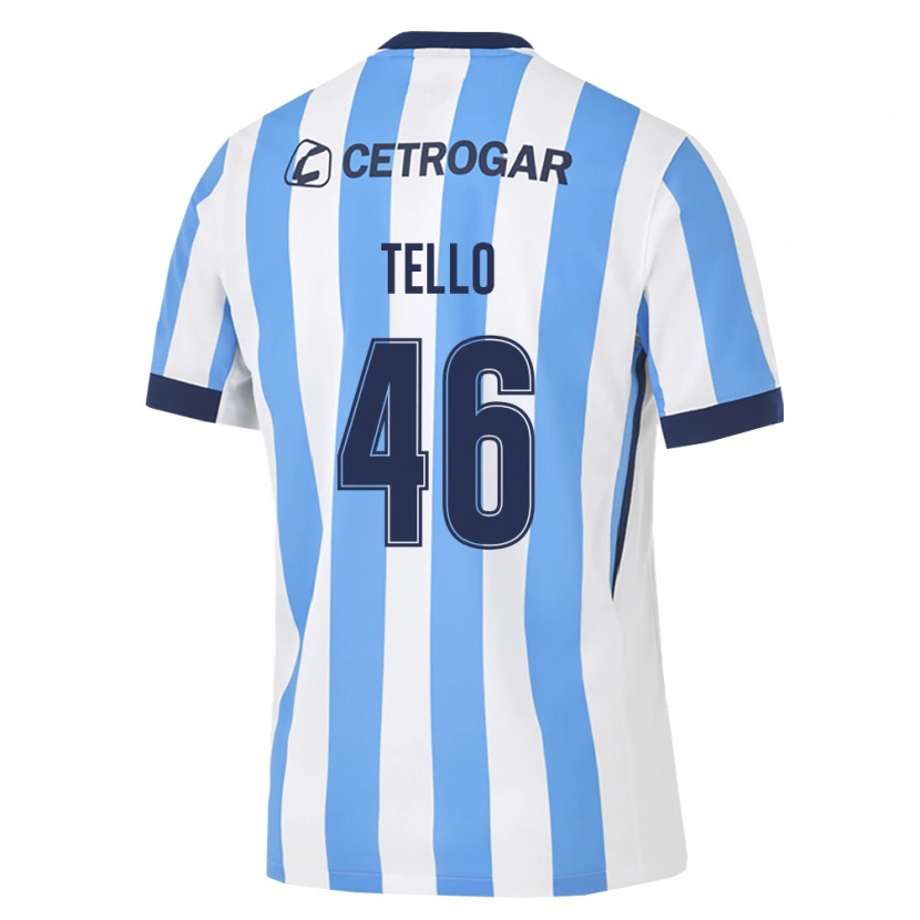 Danxen Women Alejandro Tello #46 Light Blue White Black Home Jersey 2026/27 T-Shirt