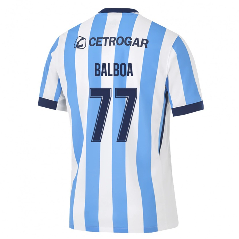 Danxen Women Adrián Balboa #77 Light Blue White Black Home Jersey 2026/27 T-Shirt