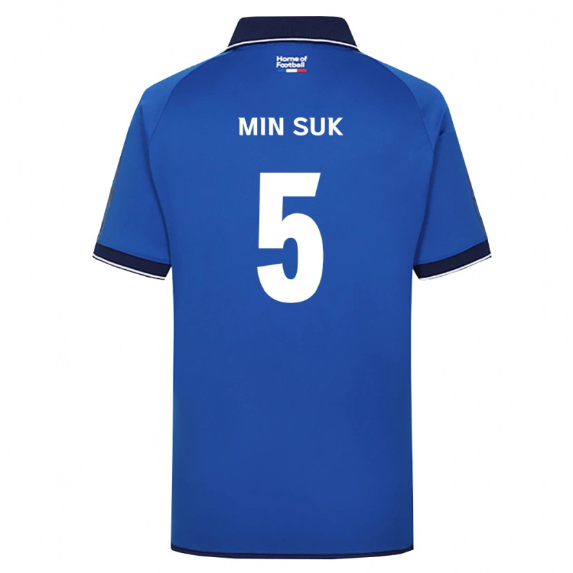 Danxen Women Min Suk #5 Royal Blue White Red Home Jersey 2026/27 T-Shirt