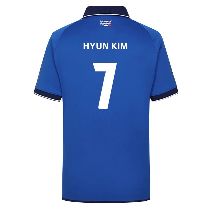 Danxen Women Hyun Kim #7 Royal Blue White Red Home Jersey 2026/27 T-Shirt