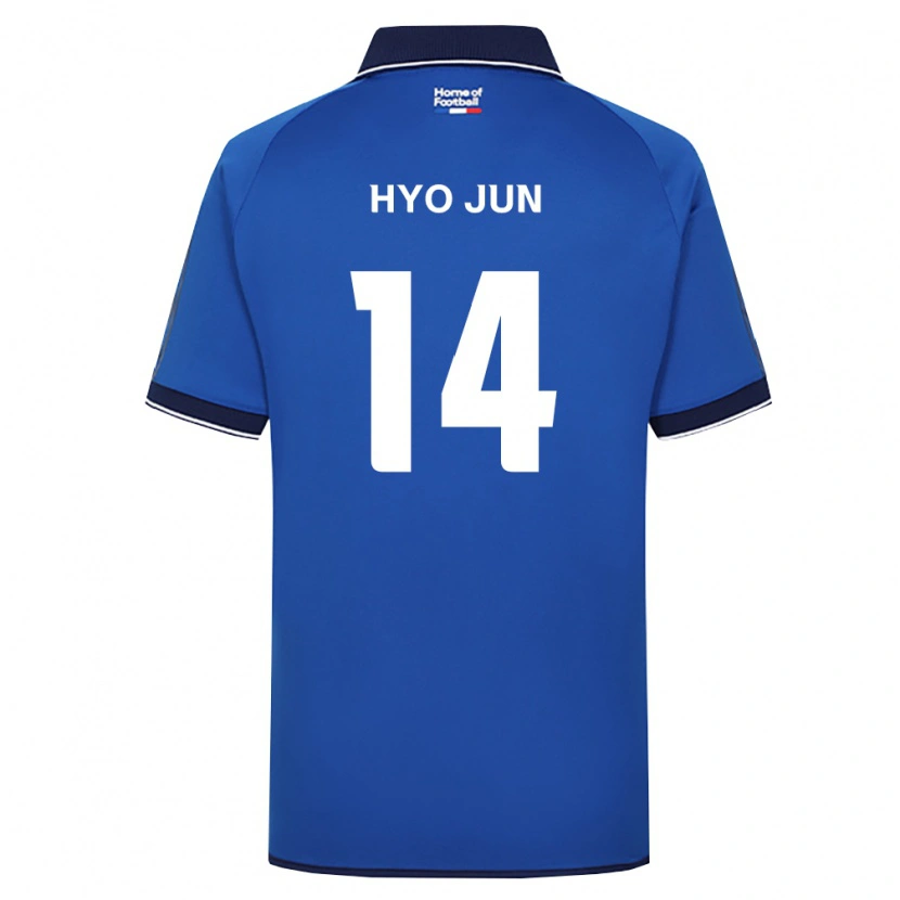 Danxen Women Hyo-Jun Sun #14 Royal Blue White Red Home Jersey 2026/27 T-Shirt