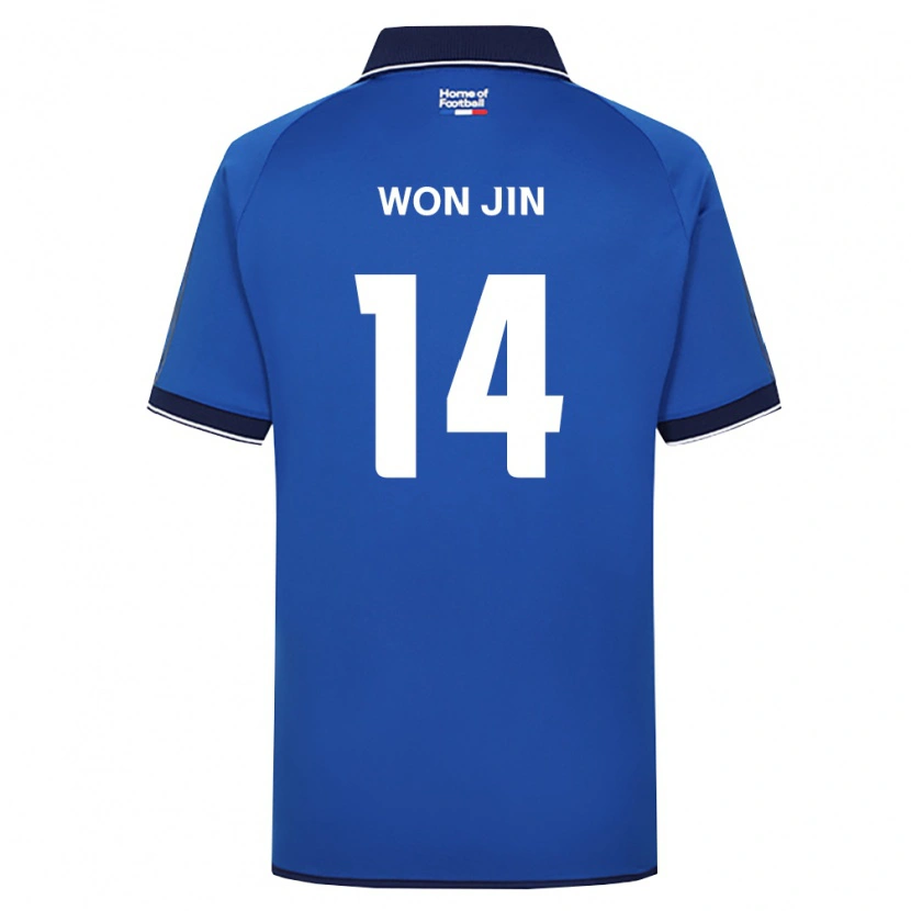 Danxen Women Won-Jin Hong #14 Royal Blue White Red Home Jersey 2026/27 T-Shirt