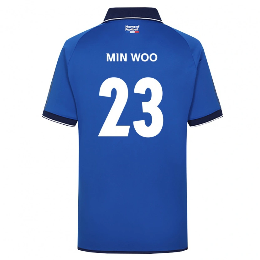 Danxen Women Min-Woo Kim #23 Royal Blue White Red Home Jersey 2026/27 T-Shirt