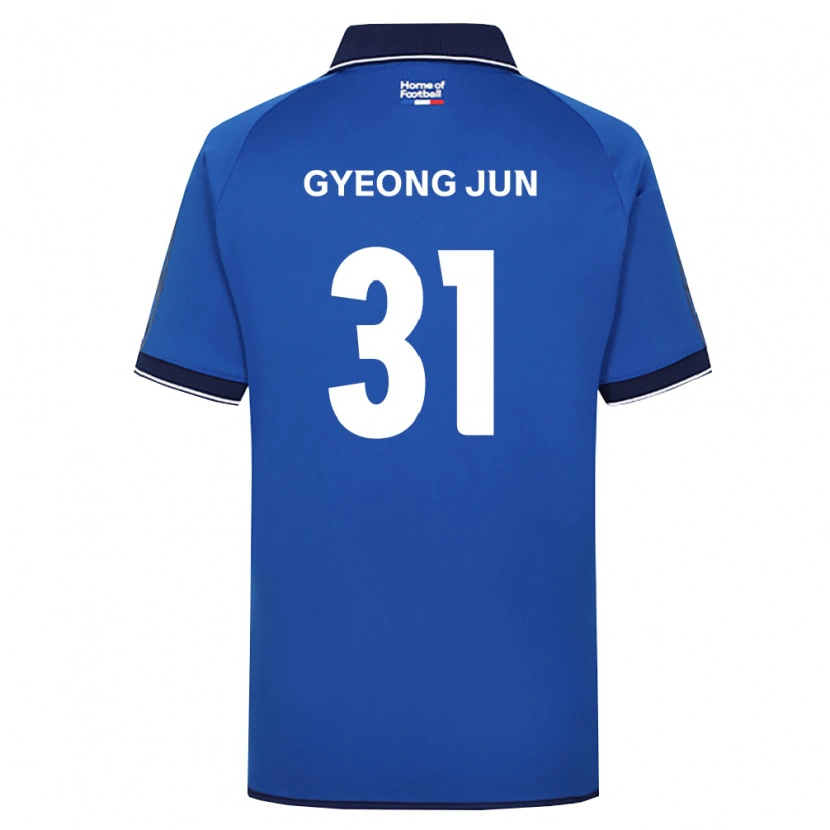 Danxen Women Gyeong-Jun Lee #31 Royal Blue White Red Home Jersey 2026/27 T-Shirt