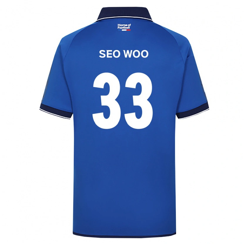 Danxen Women Seo-Woo Jeong #33 Royal Blue White Red Home Jersey 2026/27 T-Shirt