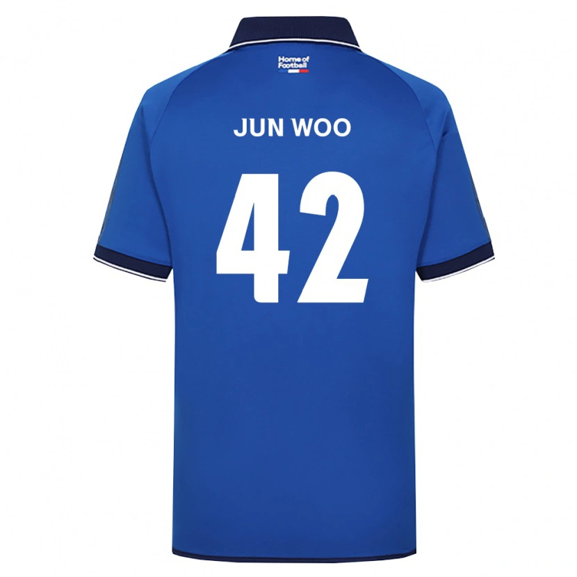 Danxen Women Jun-Woo Lee #42 Royal Blue White Red Home Jersey 2026/27 T-Shirt