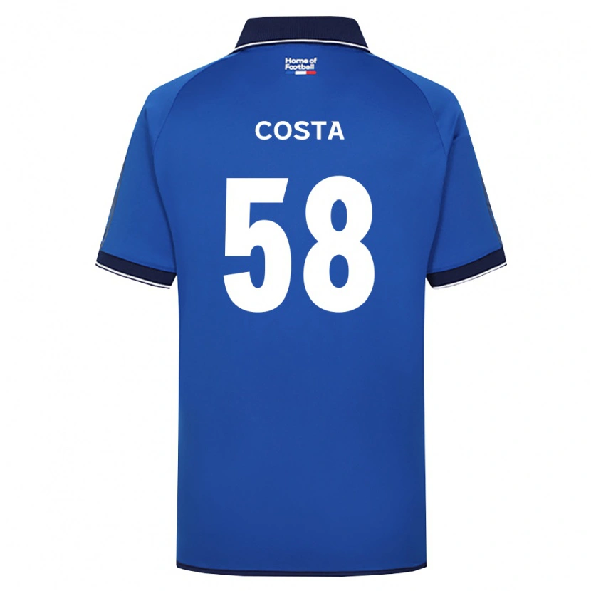 Danxen Women Bruno Costa #58 Royal Blue White Red Home Jersey 2026/27 T-Shirt