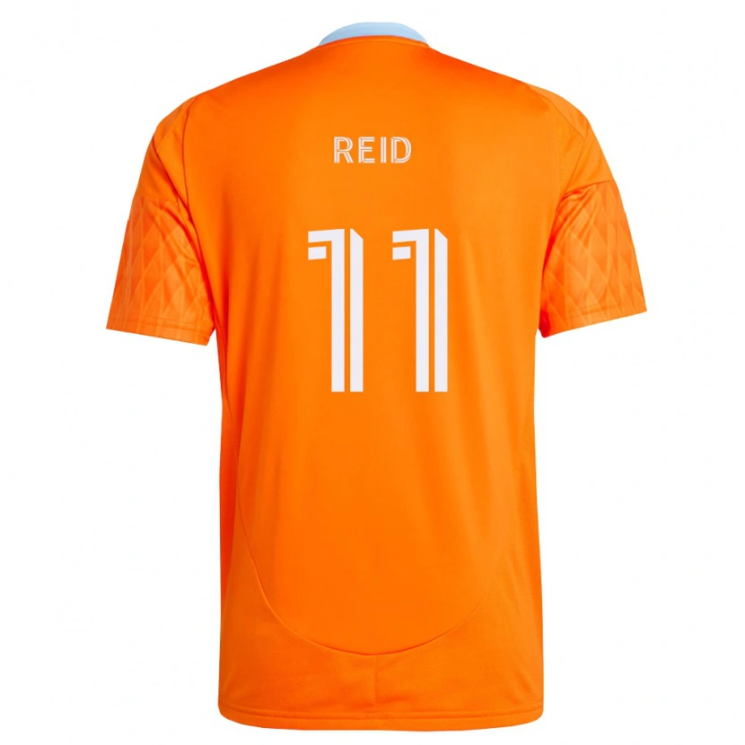 Danxen Women Isaiah Reid #11 Orange White Home Jersey 2026/27 T-Shirt