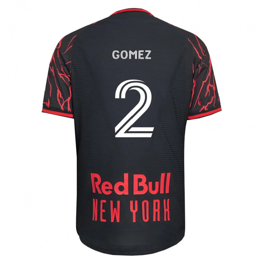 Danxen Women Álex Gómez #2 Red Black White Home Jersey 2026/27 T-Shirt