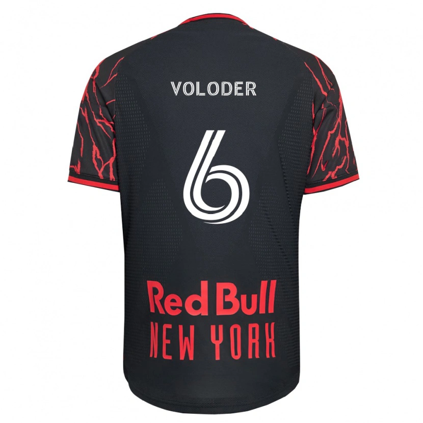 Danxen Women Robert Voloder #6 Red Black White Home Jersey 2026/27 T-Shirt