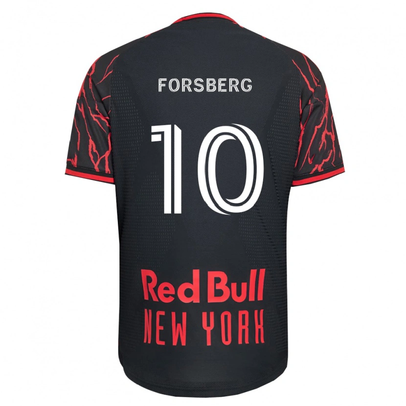 Danxen Women Emil Forsberg #10 Red Black White Home Jersey 2026/27 T-Shirt