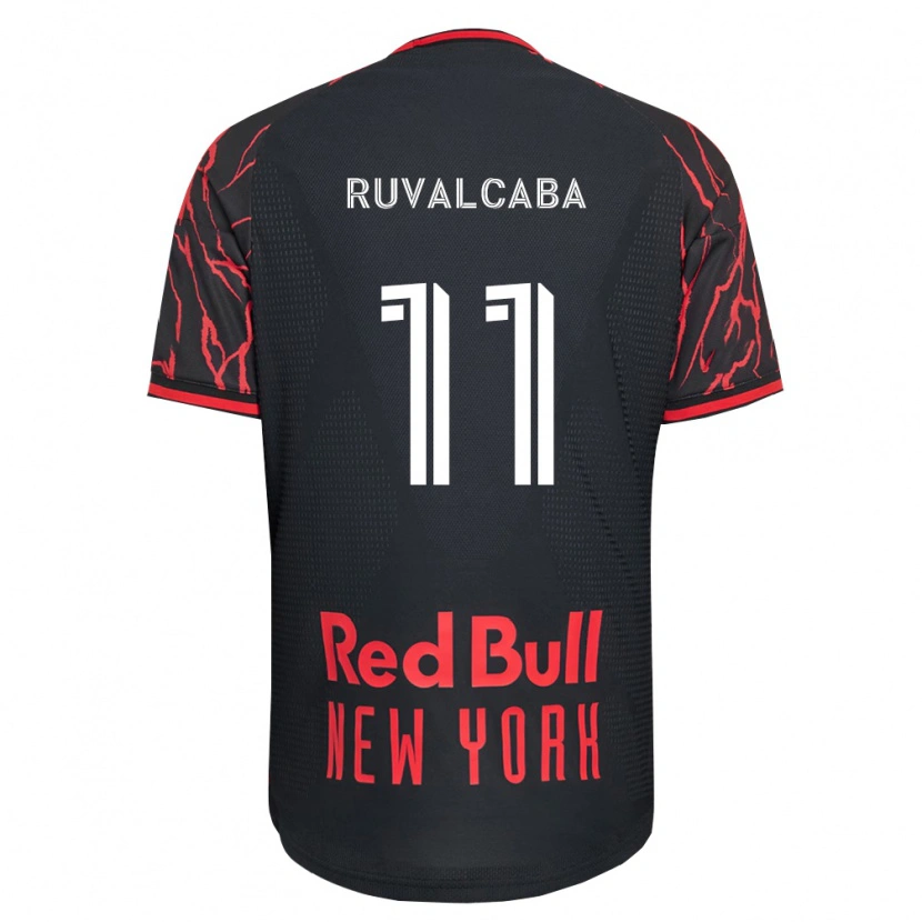 Danxen Women Jorge Ruvalcaba #11 Red Black White Home Jersey 2026/27 T-Shirt