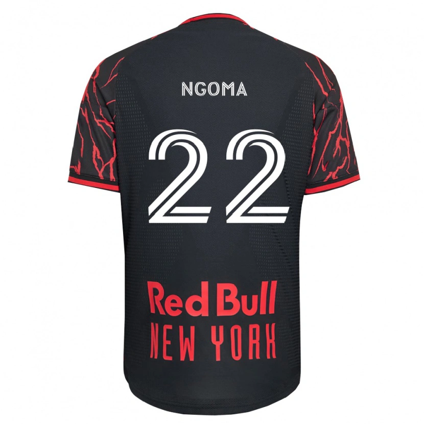 Danxen Women Serge Ngoma #22 Red Black White Home Jersey 2026/27 T-Shirt