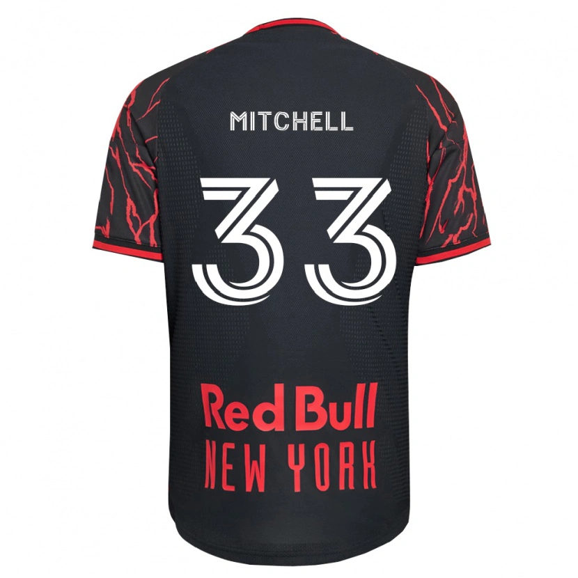 Danxen Women Roald Mitchell #33 Red Black White Home Jersey 2026/27 T-Shirt
