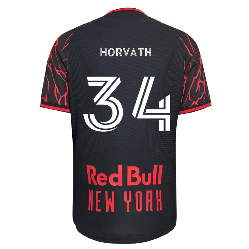 Danxen Women Ethan Horvath #34 Red Black White Home Jersey 2026/27 T-Shirt